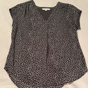 Elegant Black and White Blouse